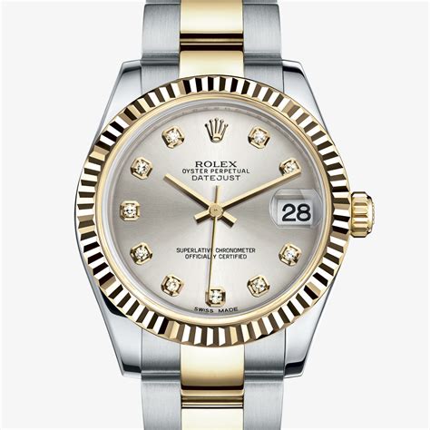 rolex datejust acciaio oro oyster